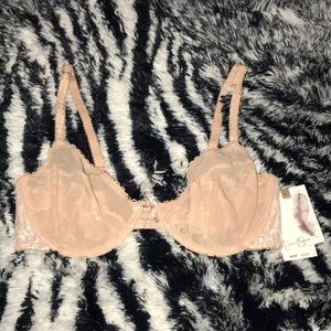 Jessica Simpson Sheer Lace Underwire Bra